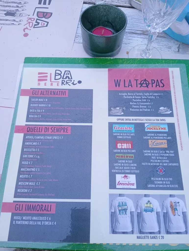 Menu_El Barrio Bottega_Bistrot_Capoliveri_image_1