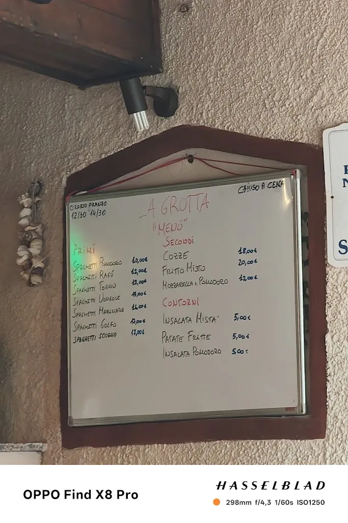 Menu_Bar Ristorante La Grotta_Capoliveri_image_1