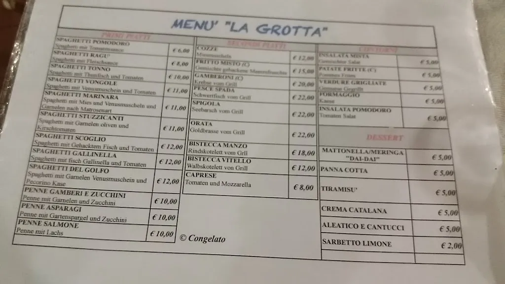 Menu_Bar Ristorante La Grotta_Capoliveri_image_3