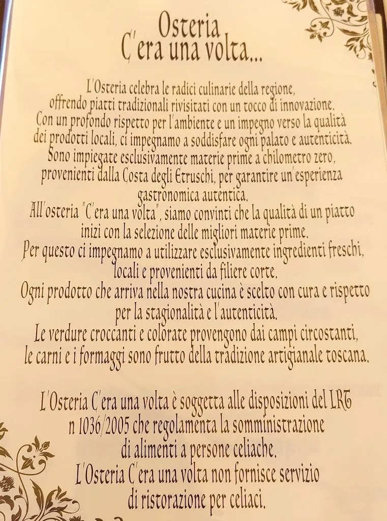 Menu_Osteria C'era una volta_Casale Marittimo_immagine_1