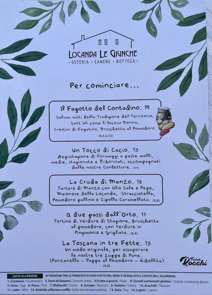 Menu_Ristorante @ Locanda Le Giunche_Casale Marittimo_image_4