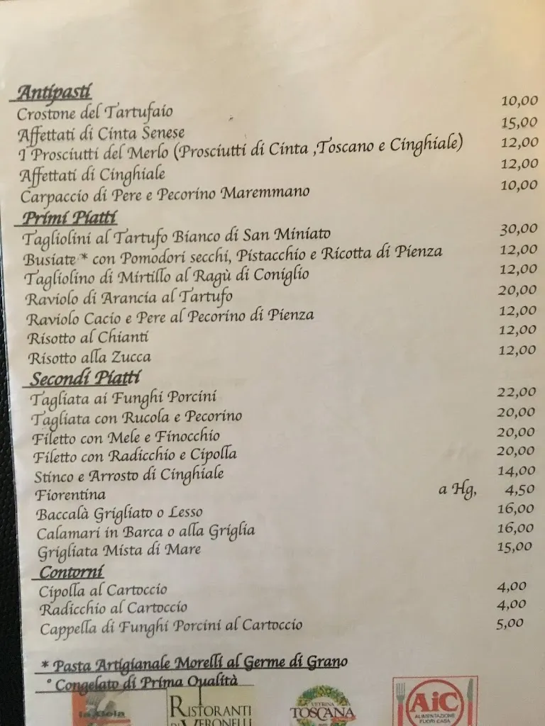 Menu_Ristorante il MERLO | Ristorante Casciana Terme_Casciana Terme_image_3