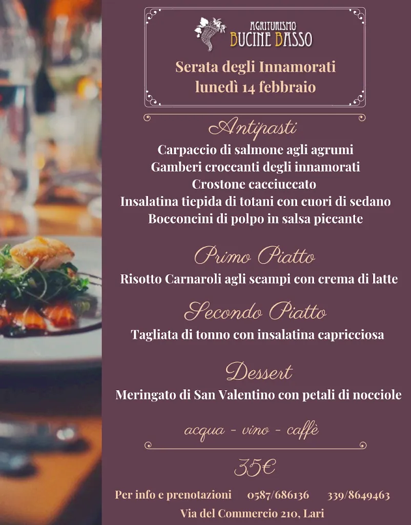 Menu_Ristorante Bucine Basso_Casciana Terme_image_2