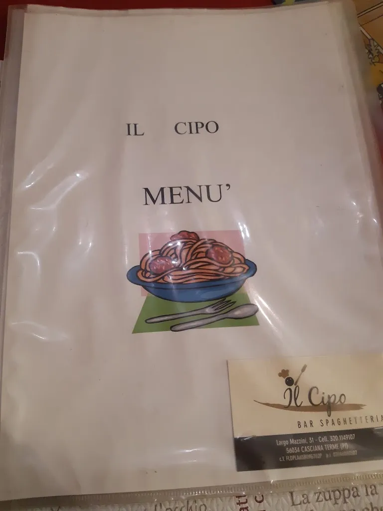 Menu_Bar Spaghetteria Il Cipo_Casciana Terme_image_4