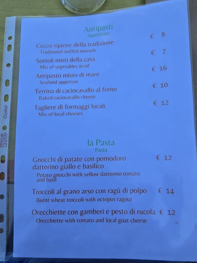 Menu_Trattoria da Tonino Vignanotica_Mattinata_image_1