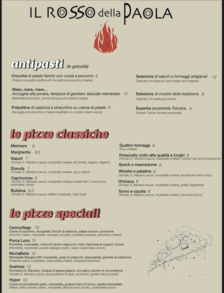Menu_Il Rosso della Paola_Casciana Terme_image_1