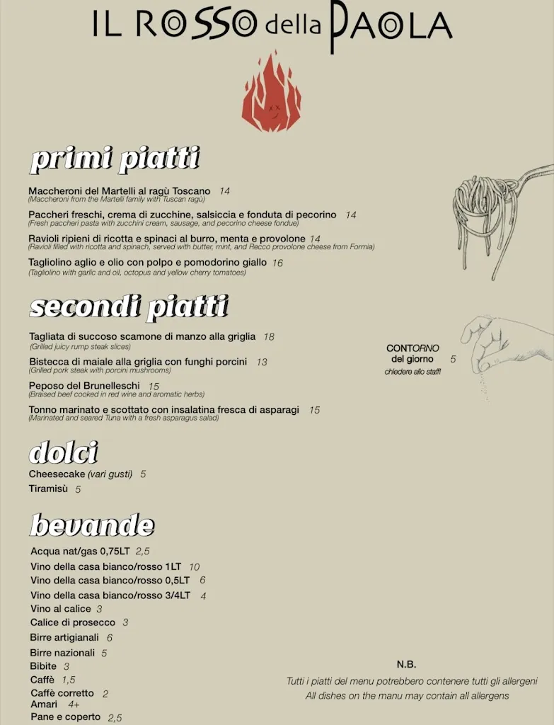 Menu_Il Rosso della Paola_Casciana Terme_image_2