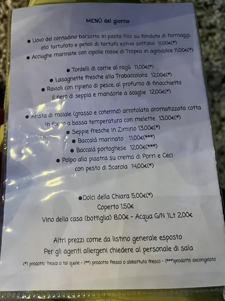 Menu_Osteria Al Fienile_Carrara_image_1