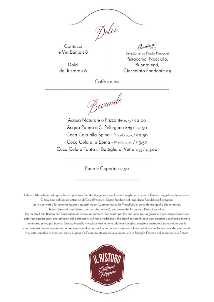 Menu_Il Ristoro di Cristiano Filippini_Castelfranco di Sopra_image_2