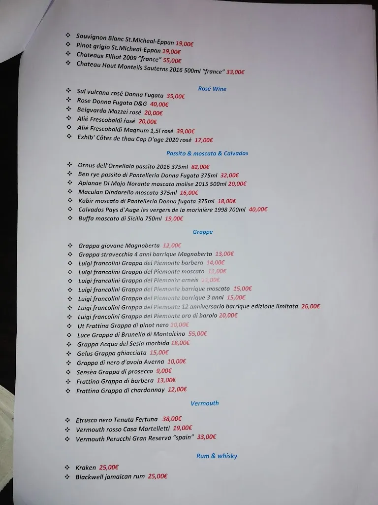 Menu_Mr jack's bar_Castelfranco di Sopra_image_2