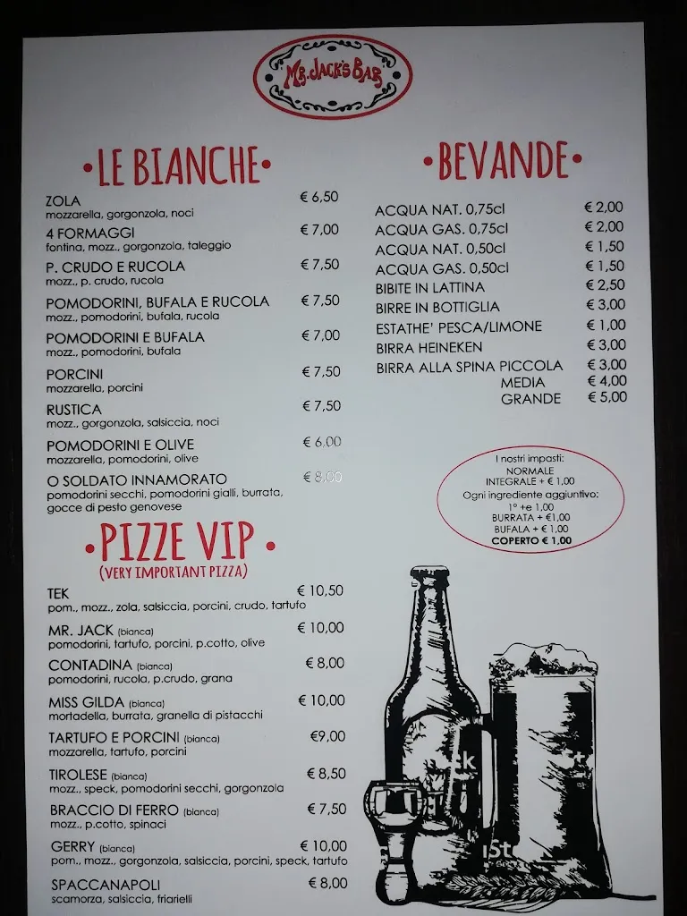 Menu_Mr jack's bar_Castelfranco di Sopra_image_4