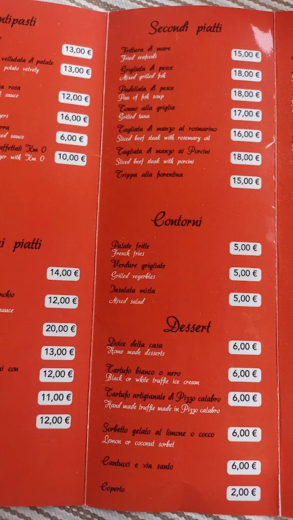 Menu_Ristorante Pizzeria Andrea_Castelfranco di Sopra_image_1