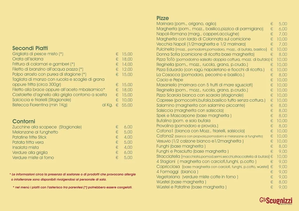 Menü_Gli Scugnizzi Pizza_Castelfiorentino_Bild_1