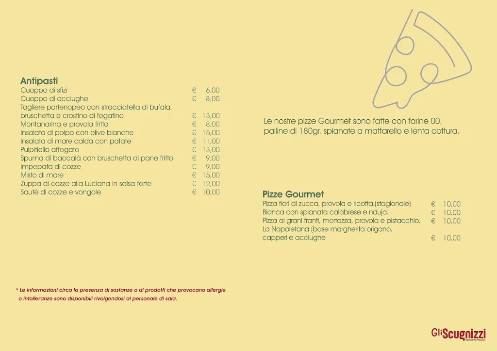 Menü_Gli Scugnizzi Pizza_Castelfiorentino_Bild_3