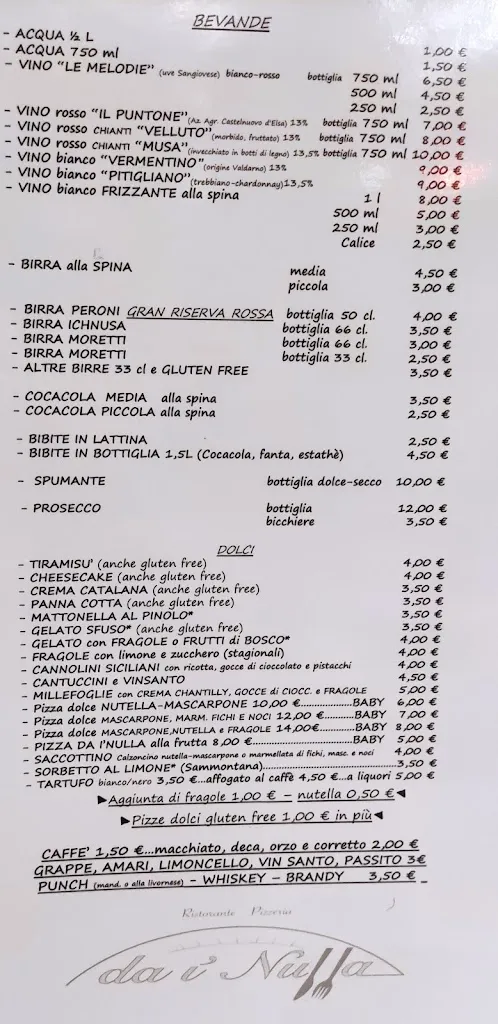 Menu_Pizzeria Da I' Nulla_Castelfiorentino_immagine_2
