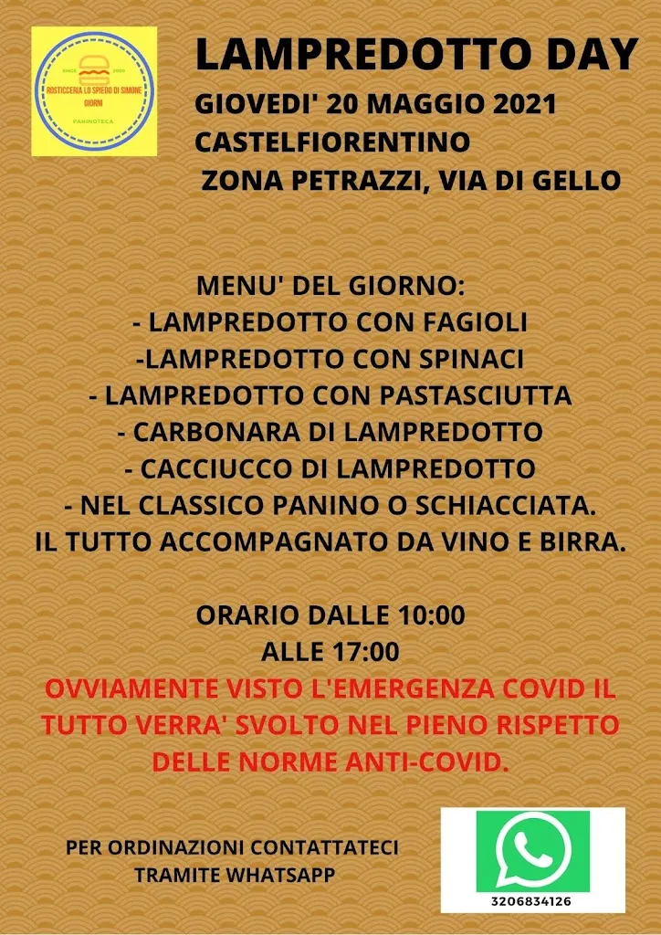 Menu_ROSTICCERIA LO SPIEDO DI SIMONE GIORNI_Castelfiorentino_image_1