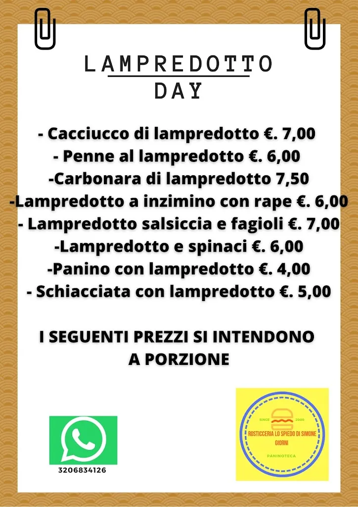 Menu_ROSTICCERIA LO SPIEDO DI SIMONE GIORNI_Castelfiorentino_image_3