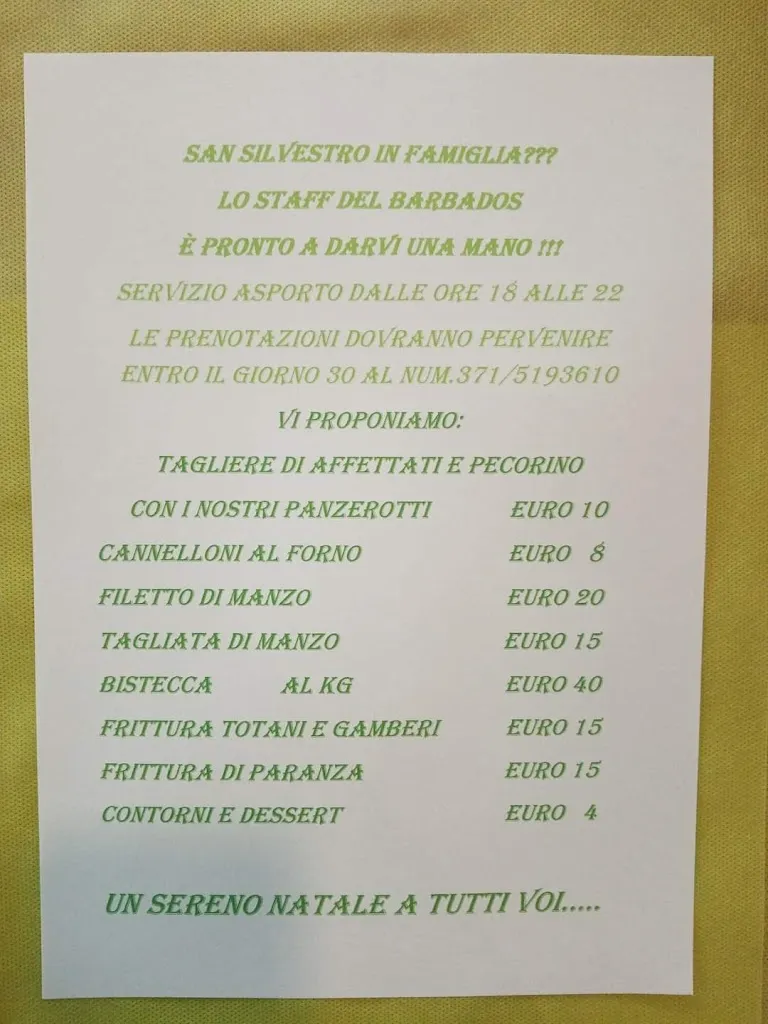 Menu_RistoBarbados_Castelfranco di Sotto_image_1