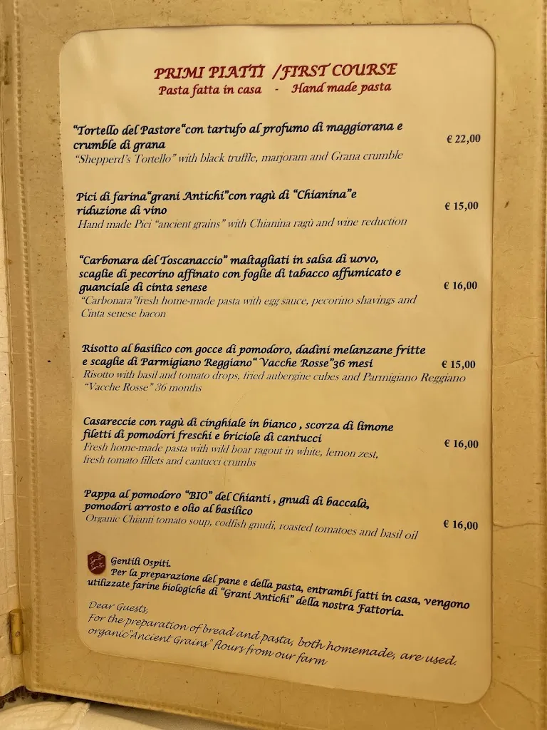 Menu_Taverna Squarcialupi_Castellina in Chianti_image_1