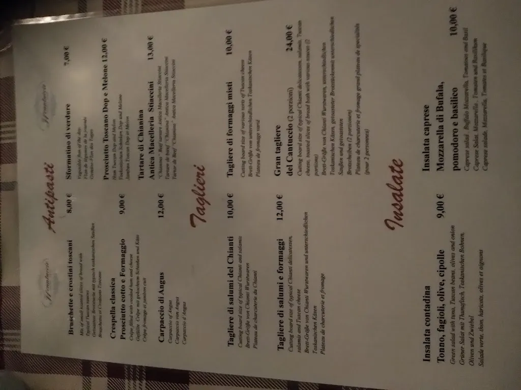 Menu_Il Cantuccio Restaurant Wine Bar - Castellina_Castellina in Chianti_immagine_3