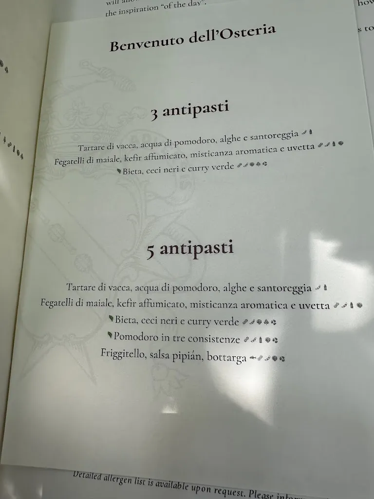 Menu_Osteria Di Fonterutoli_Castellina in Chianti_immagine_2