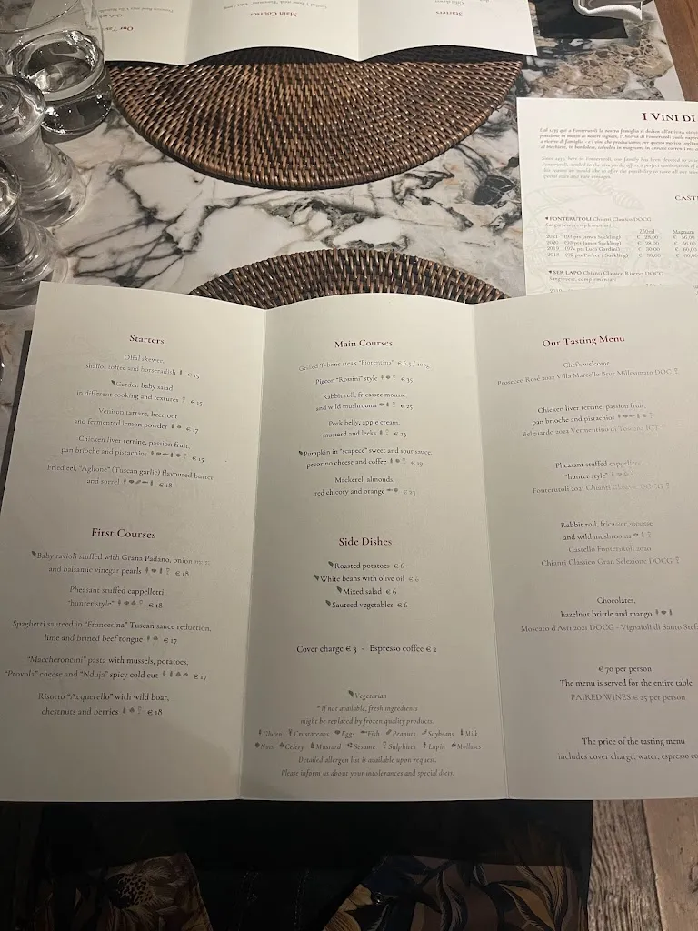 Menu_Osteria Di Fonterutoli_Castellina in Chianti_immagine_4