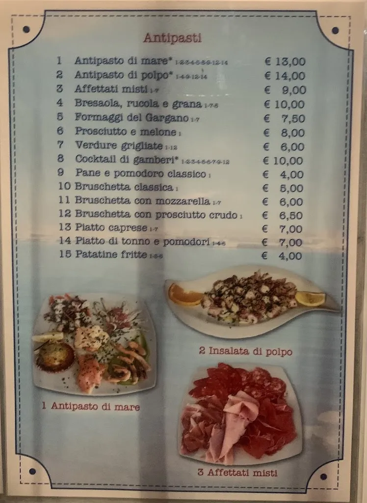 Menu_Caratino Bar Ristorante Trattoria_Mattinata_image_2