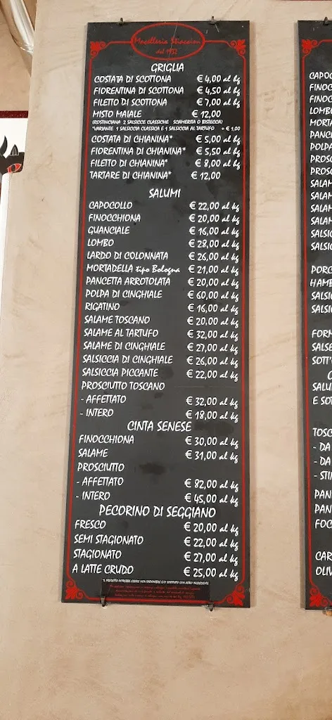 Menu_Macelleria Stiaccini_Castellina in Chianti_image_2