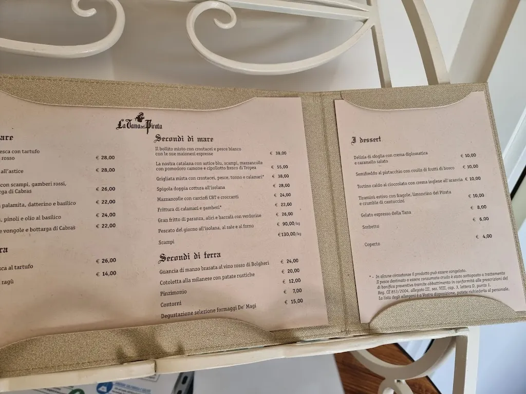 Menu_La Tana del Pirata_Castagneto Carducci_image_2