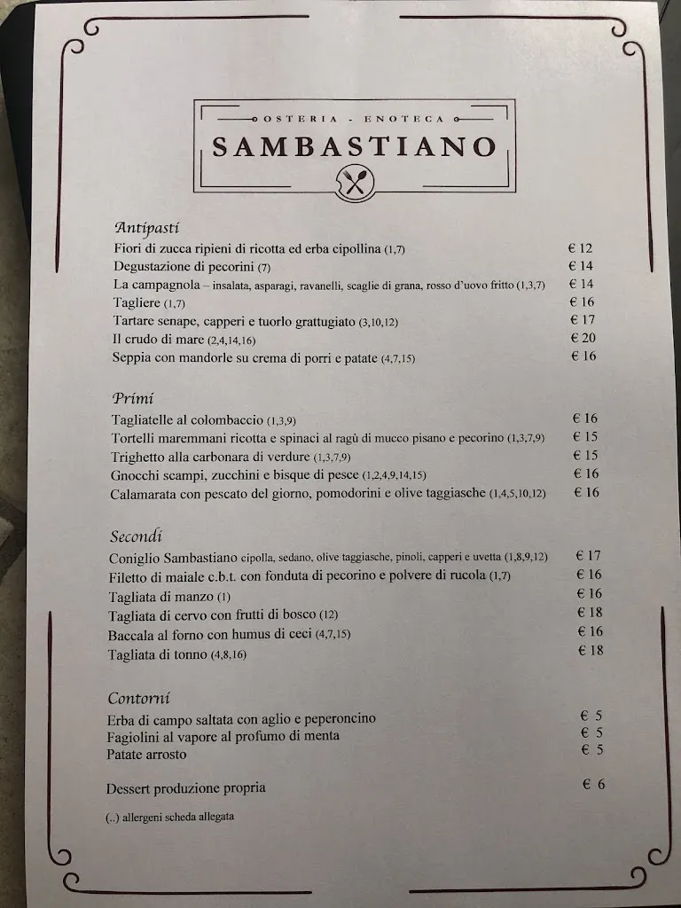 Menu_Osteria Enoteca Sambastiano_Castagneto Carducci_image_1