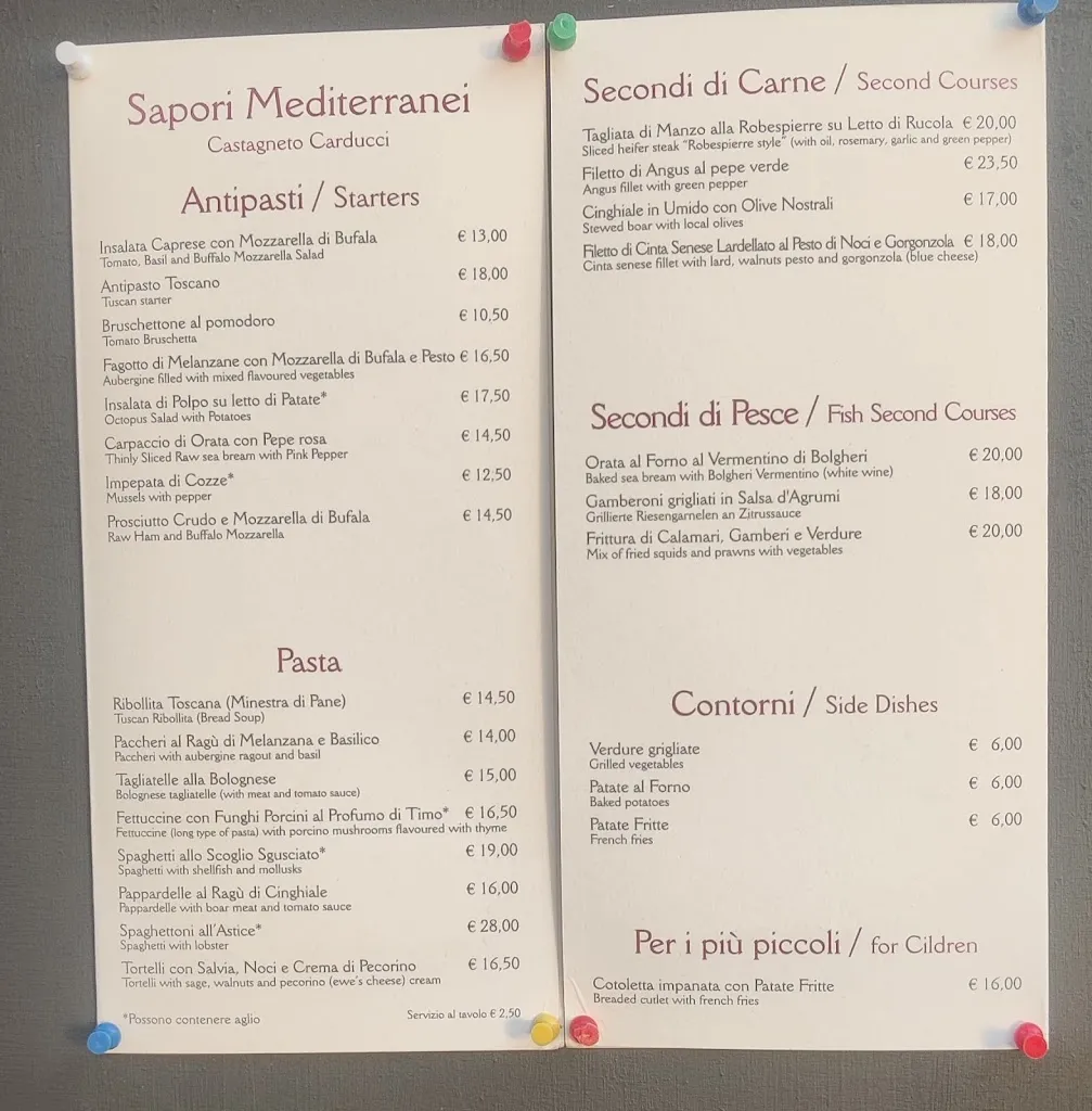 Menu_Sapori Mediterranei_Castagneto Carducci_immagine_1