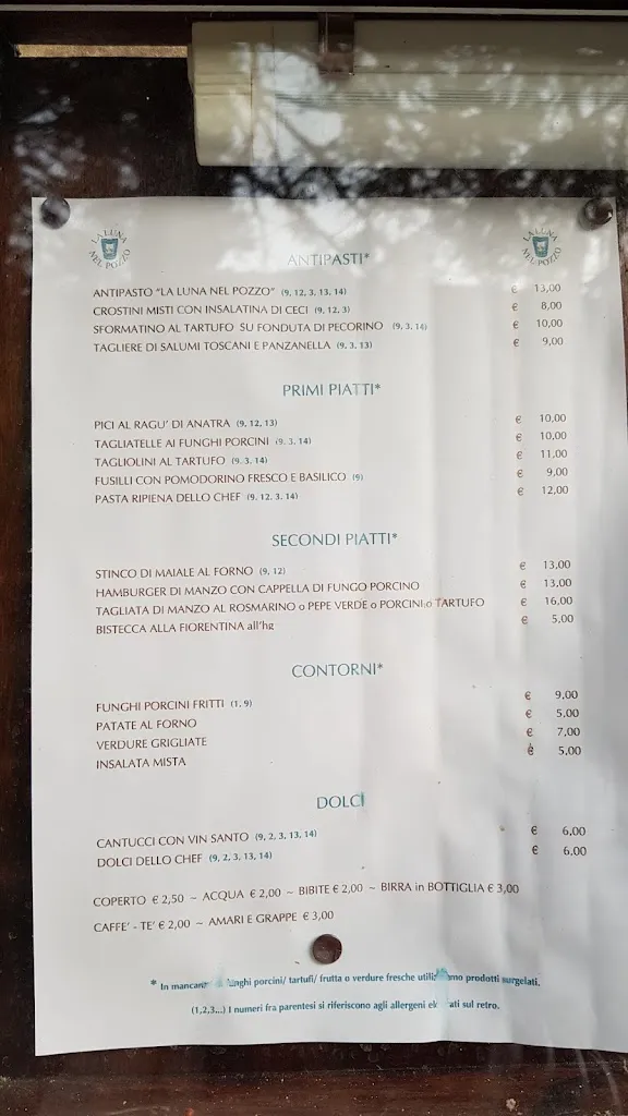 Menu_LA LUNA NEL POZZO Castiglion Fibocchi _Castiglion Fibocchi_immagine_1