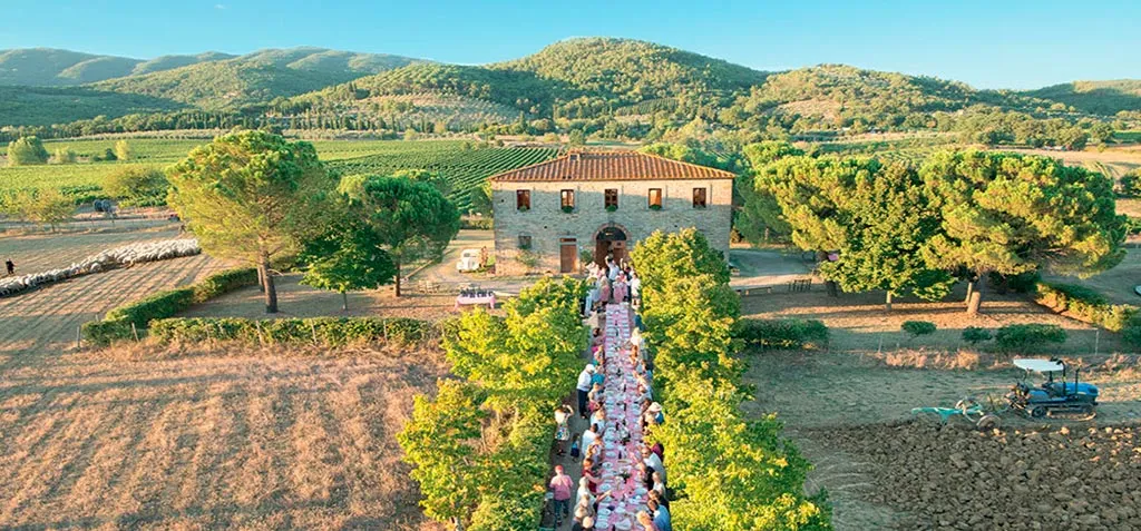 Fattoria La Vialla restaurant in Castiglion Fibocchi
