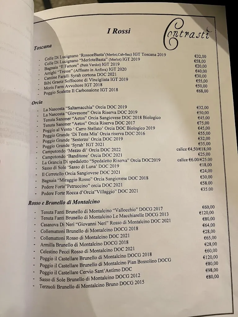 Menu_Ristorante Contrasti - L'alberghetto Le Dimore di Contrasti_Castiglione d'Orcia_image_2