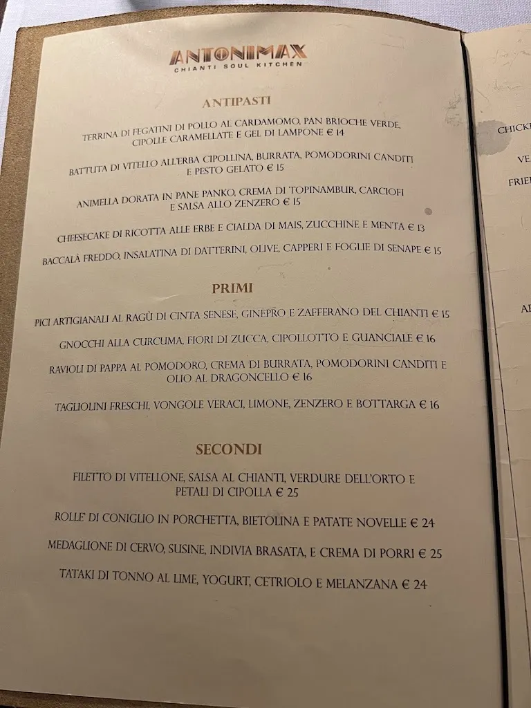 Menu_Chianti Soul Kitchen_Castelnuovo Berardenga_immagine_1