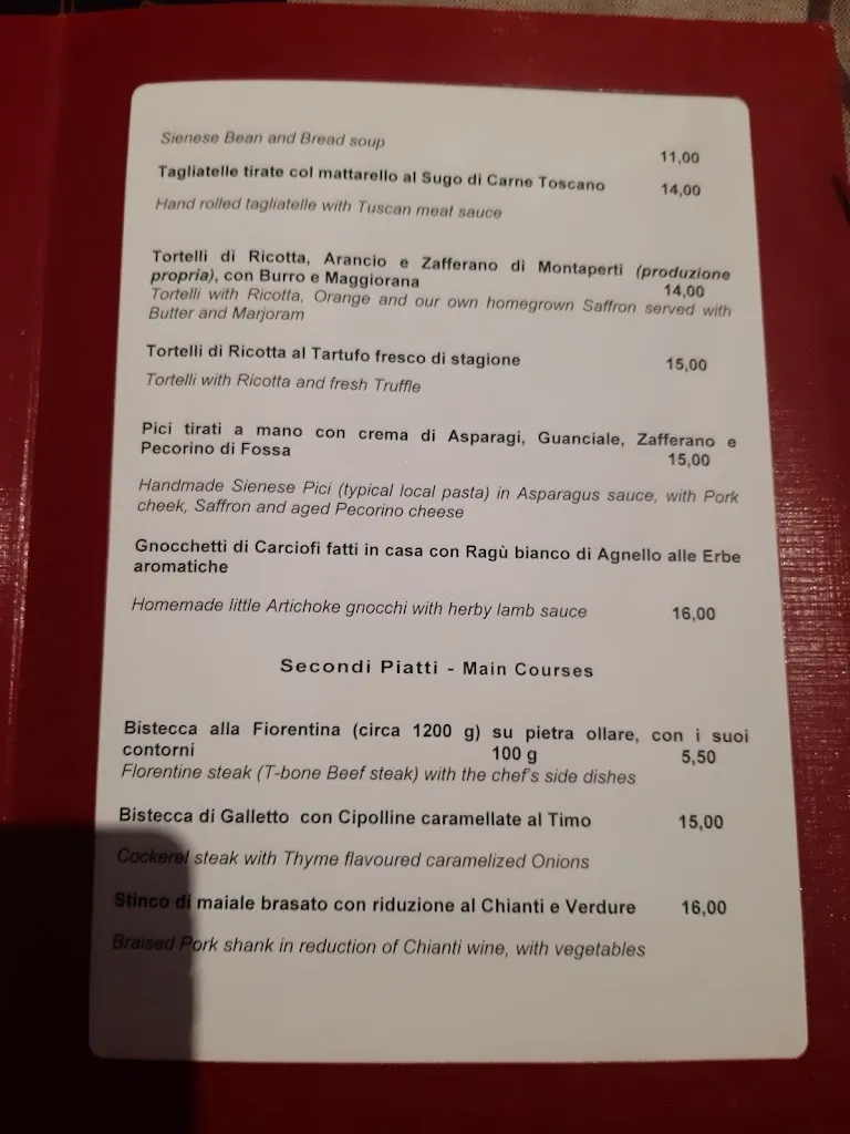 Menu_Le Pietre Vive - Ristorante_Castelnuovo Berardenga_image_2