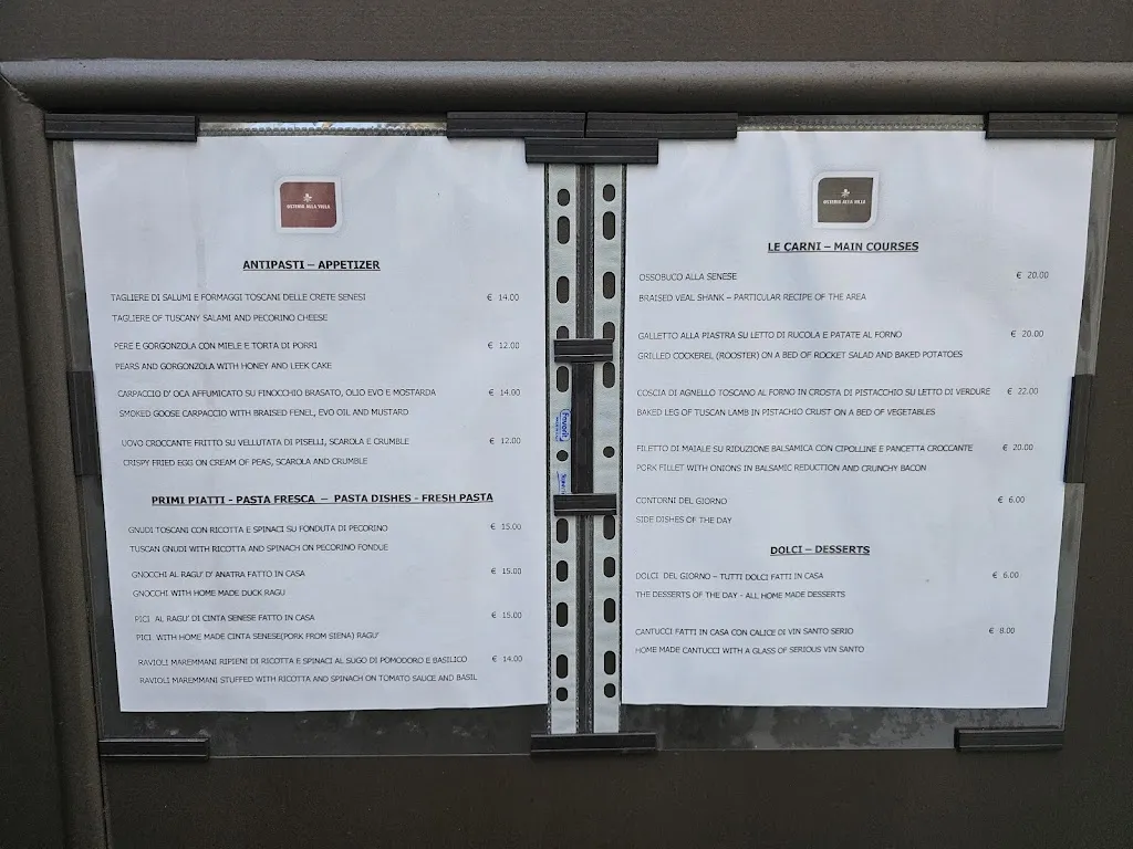 Menu_Osteria alla Villa_Castelnuovo Berardenga_image_4