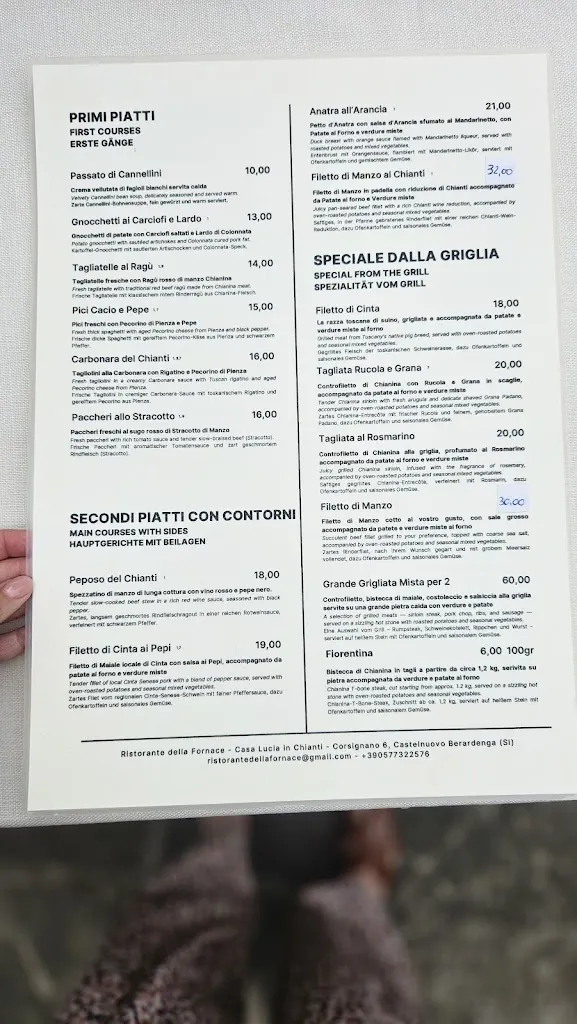 Menu_Ristorante Enoteca della Fornace_Castelnuovo Berardenga_image_1