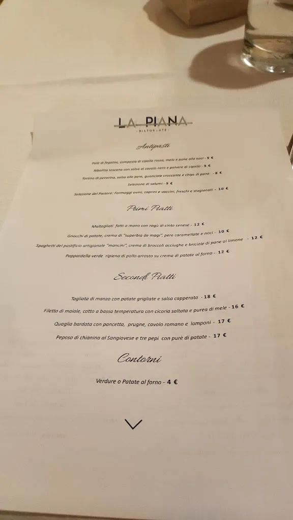 Menu_Ristorante La Piana_Castiglion Fiorentino_image_1