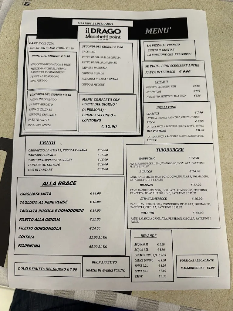 Menu_Il Drago Menchetti Point_Castiglion Fiorentino_image_1