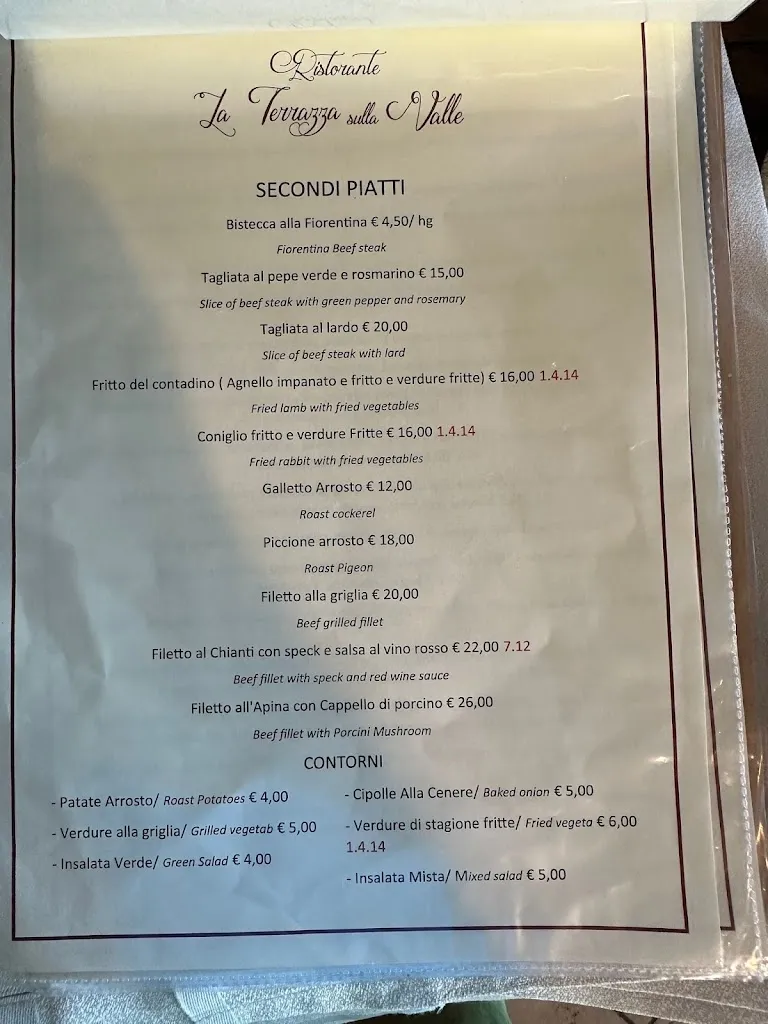 Menu_La Terrazza Sulla Valle Stephen_Castiglion Fiorentino_image_1
