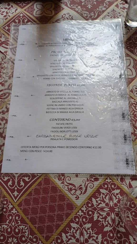 Menu_Trattoria Marchetti_Castelnuovo di Garfagnana_imagen_1