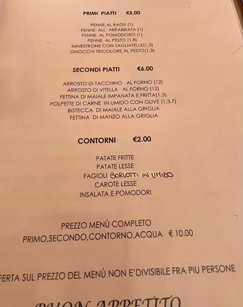 Menu_Trattoria Marchetti_Castelnuovo di Garfagnana_imagen_2