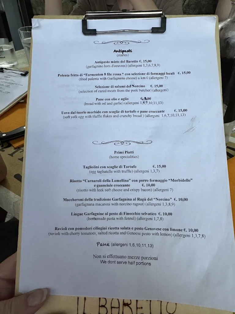 Menu_Ristorante Il Baretto_Castelnuovo di Garfagnana_image_4