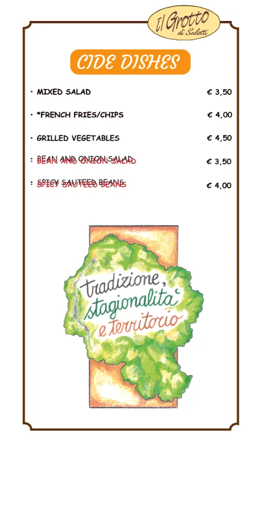 Menu_Il Grotto di Salotti - Ristorante - Pizzeria - Hotel - Bar Alimentari_Castelnuovo di Garfagnana_image_2