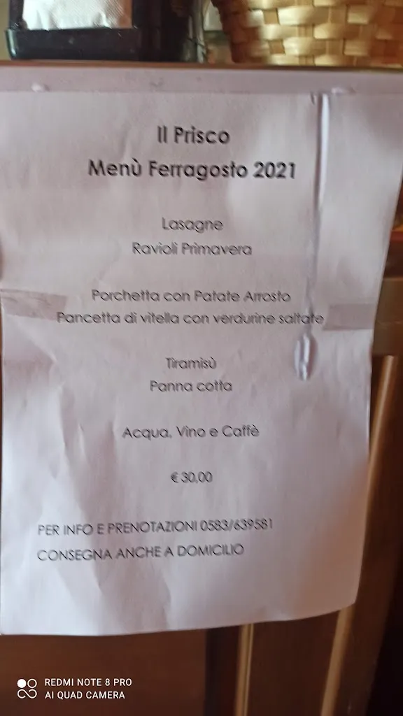Menu_Prisco - La Bottega di Pontardeto_Castelnuovo di Garfagnana_immagine_1