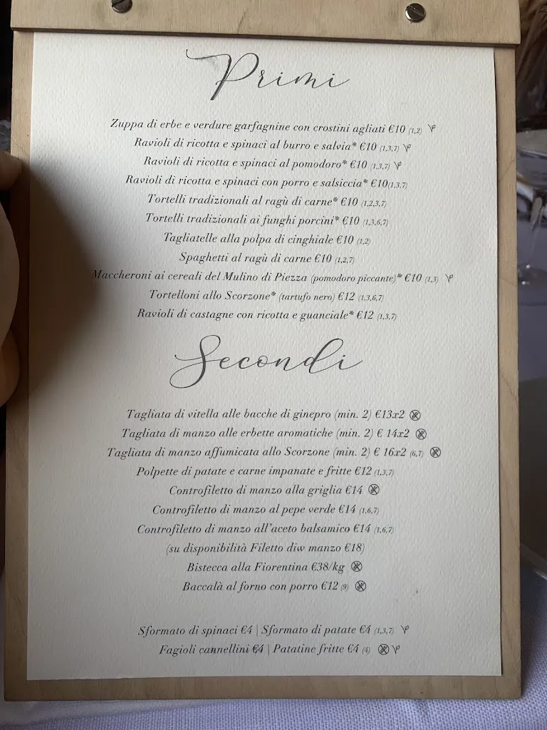 Menu_RISTORANTE ELISEO Bed & Breakfast_Castelnuovo di Garfagnana_image_1