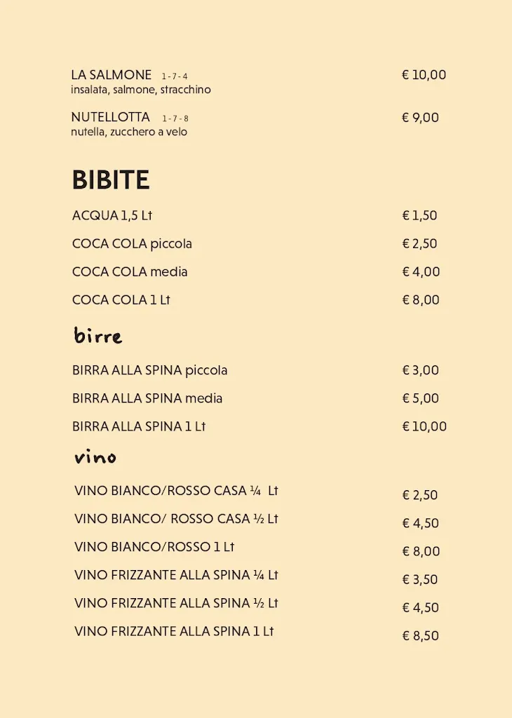 Menu_Bar Pizzeria il Girasole_Castelnuovo di Garfagnana_image_3