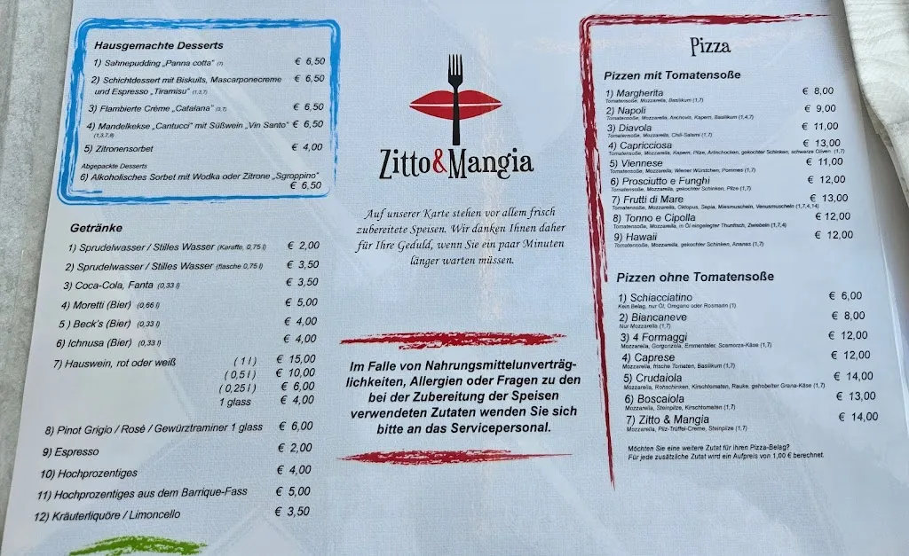 Menu_Zitto e Mangia Restaurant_Castiglione della Pescaia_image_1