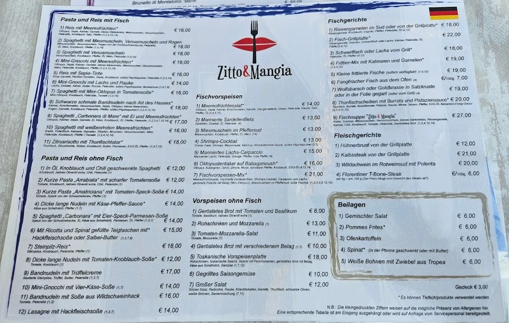 Menu_Zitto e Mangia Restaurant_Castiglione della Pescaia_image_2